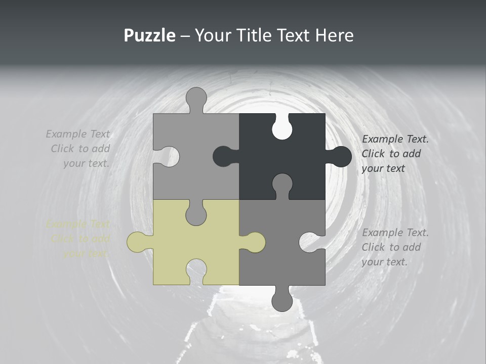 Deep Death Concrete PowerPoint Template