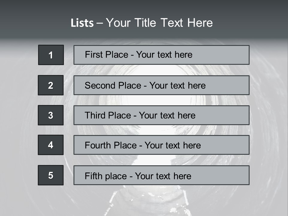 Deep Death Concrete PowerPoint Template