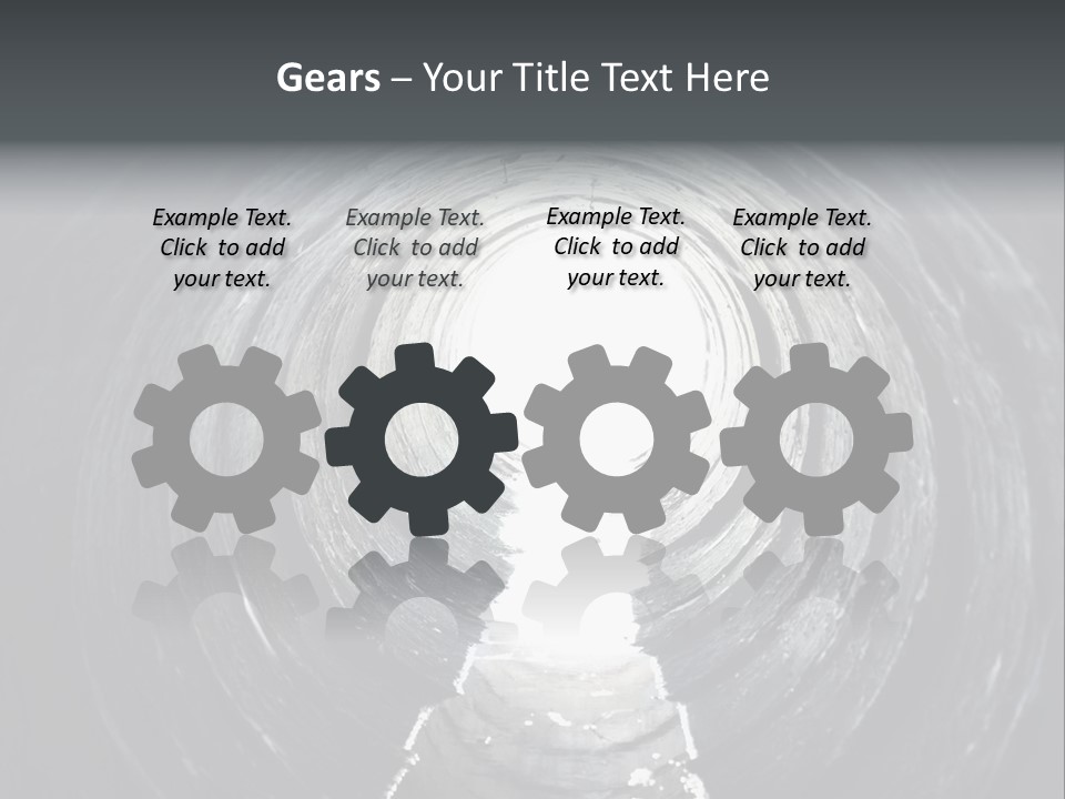 Deep Death Concrete PowerPoint Template