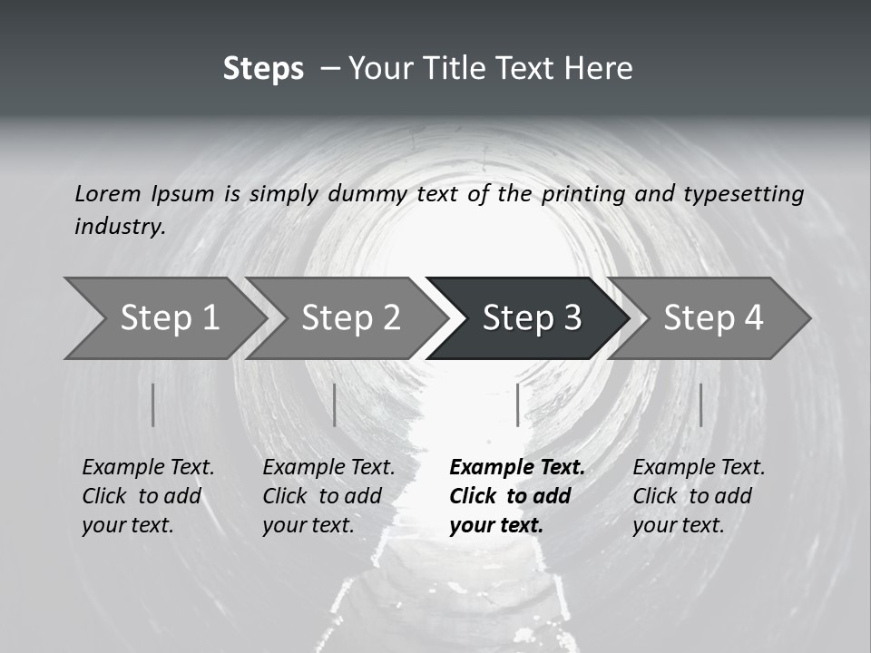 Deep Death Concrete PowerPoint Template