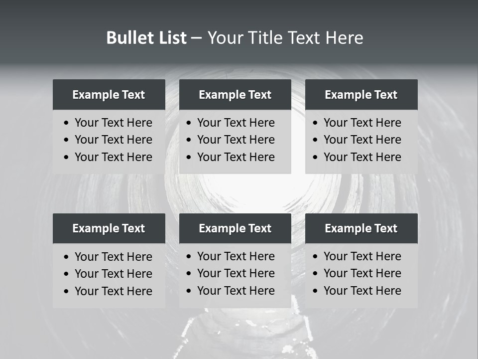 Deep Death Concrete PowerPoint Template