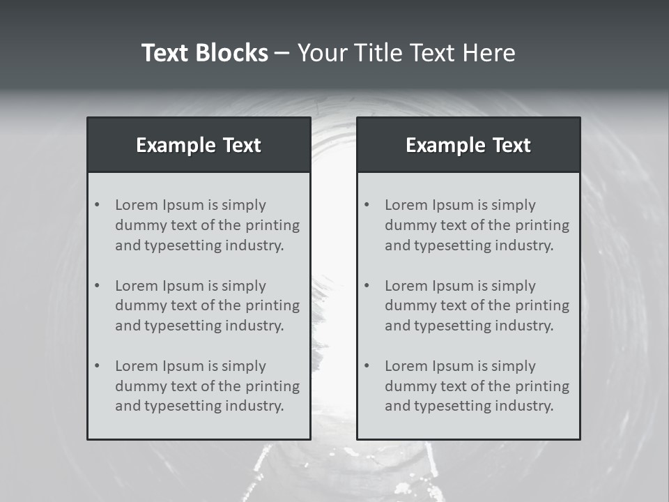 Deep Death Concrete PowerPoint Template