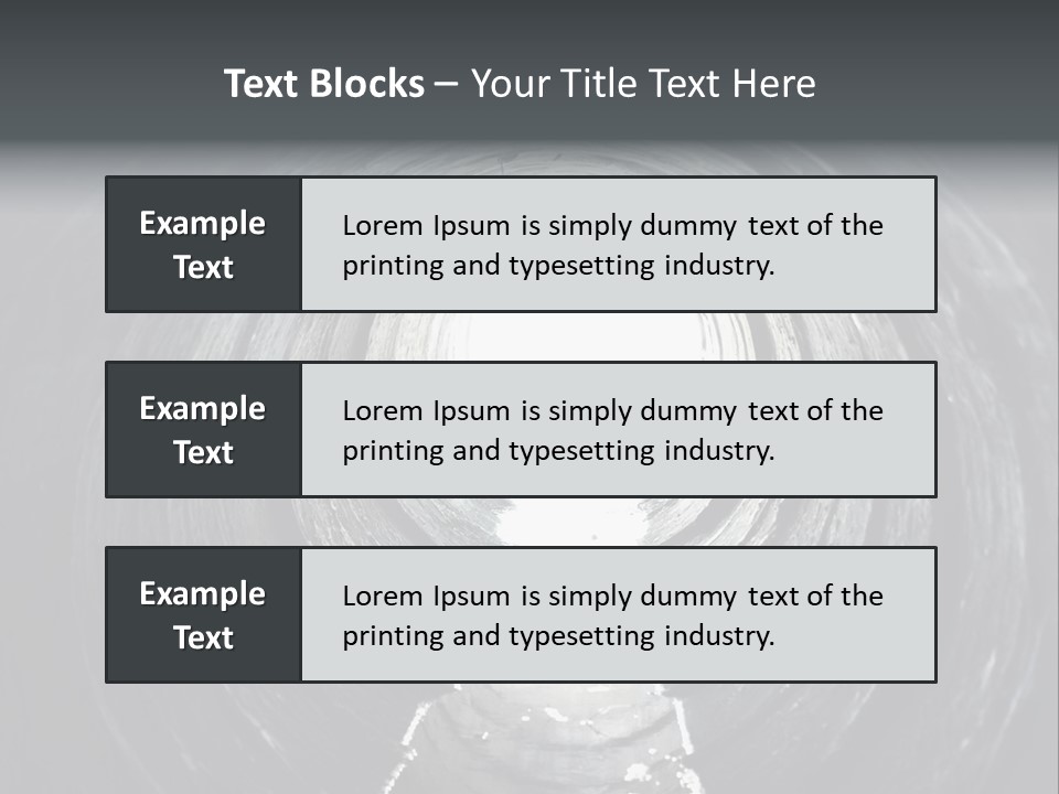 Deep Death Concrete PowerPoint Template