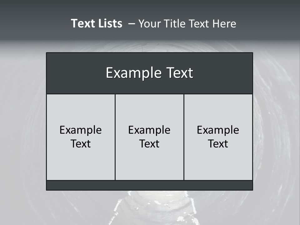 Deep Death Concrete PowerPoint Template
