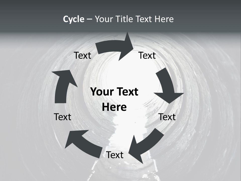 Deep Death Concrete PowerPoint Template