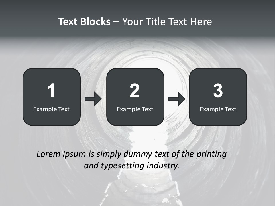 Deep Death Concrete PowerPoint Template