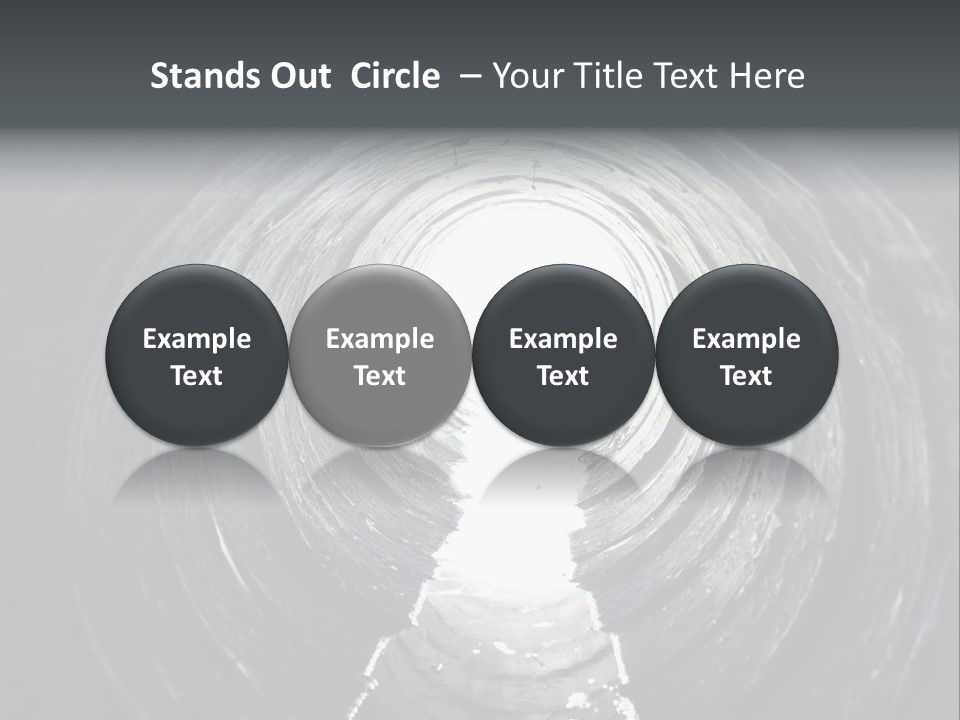 Deep Death Concrete PowerPoint Template