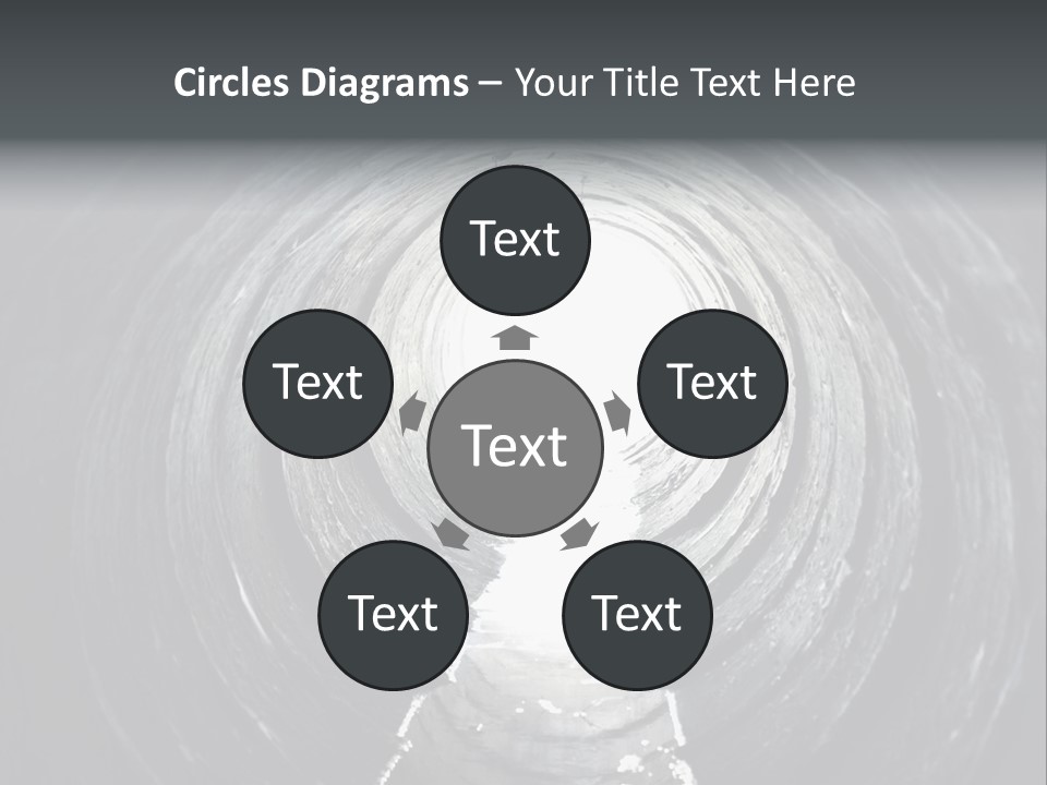 Deep Death Concrete PowerPoint Template