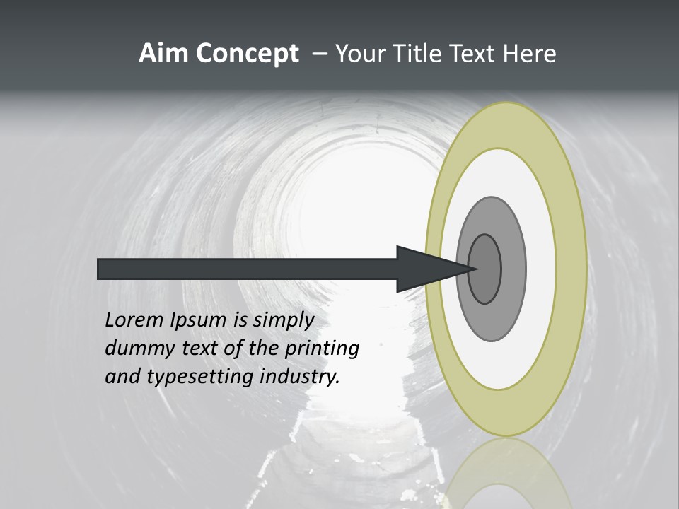 Deep Death Concrete PowerPoint Template