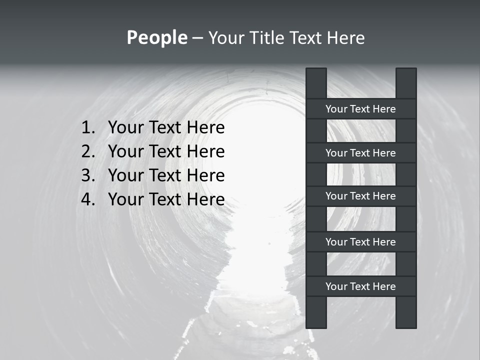 Deep Death Concrete PowerPoint Template