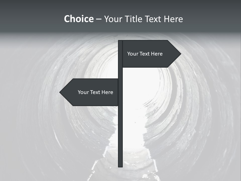 Deep Death Concrete PowerPoint Template