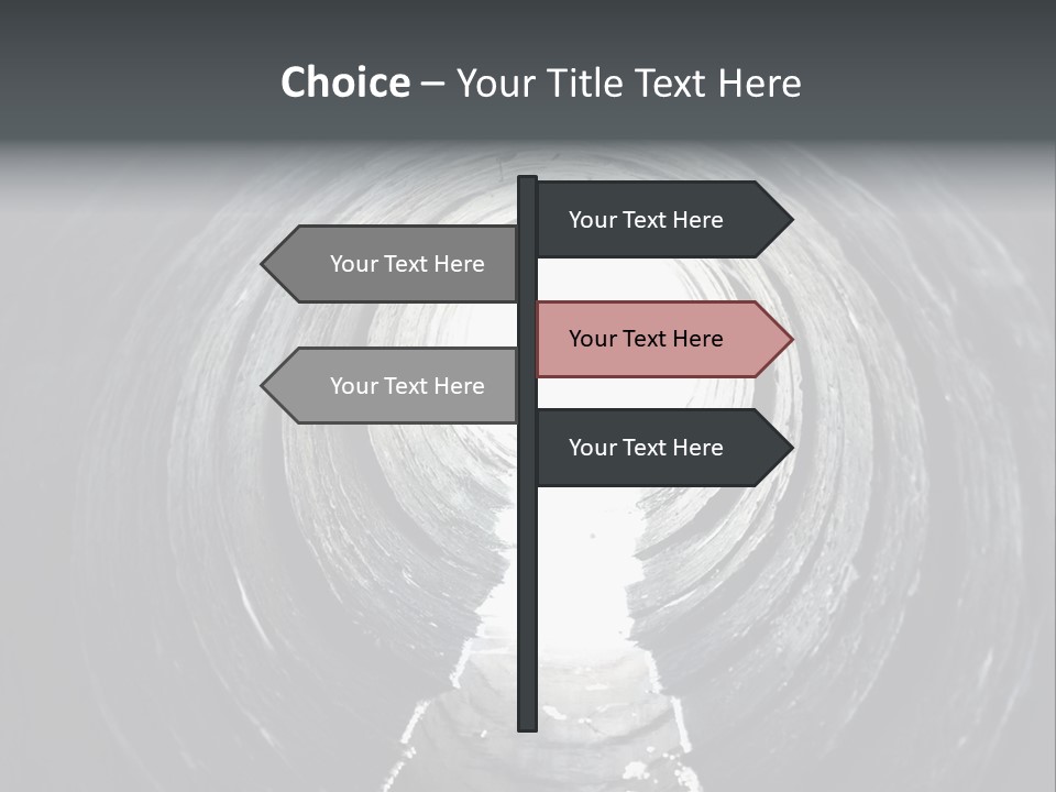 Deep Death Concrete PowerPoint Template