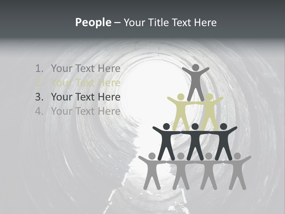 Deep Death Concrete PowerPoint Template