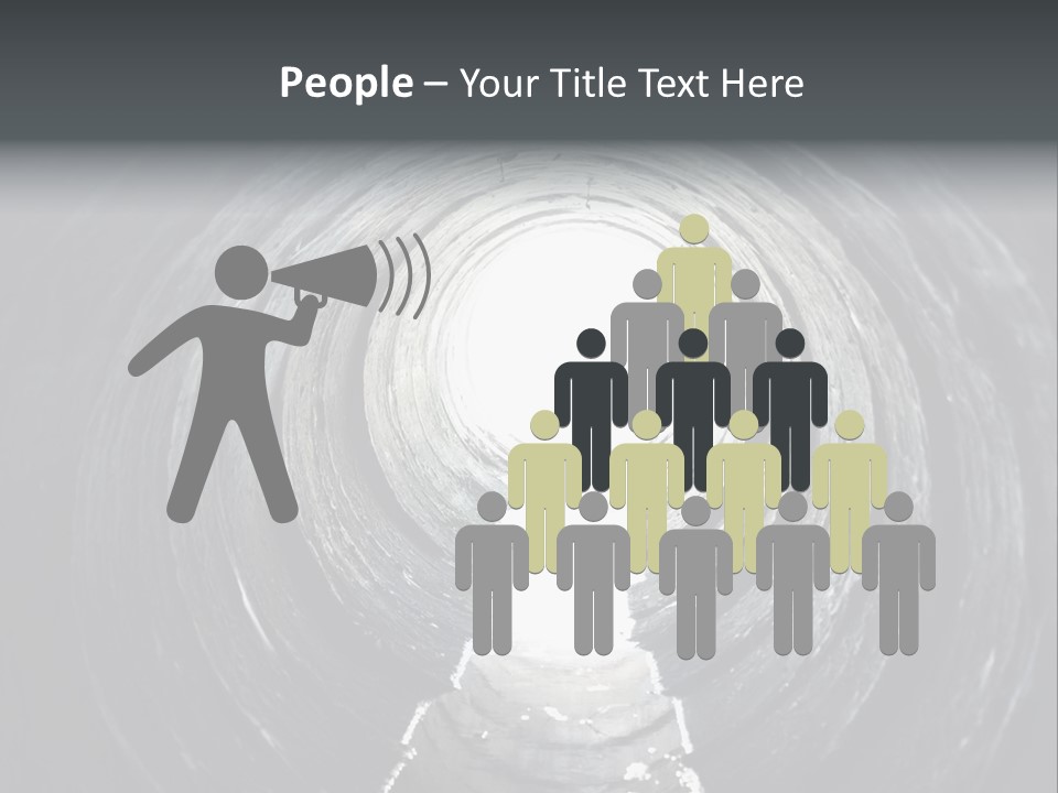 Deep Death Concrete PowerPoint Template