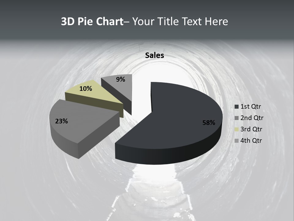 Deep Death Concrete PowerPoint Template