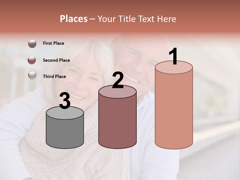 Joyful Togetherness Caucasian PowerPoint Template