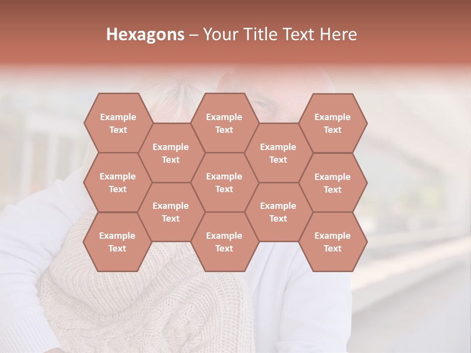 Joyful Togetherness Caucasian PowerPoint Template