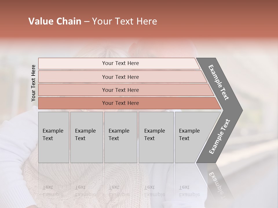 Joyful Togetherness Caucasian PowerPoint Template