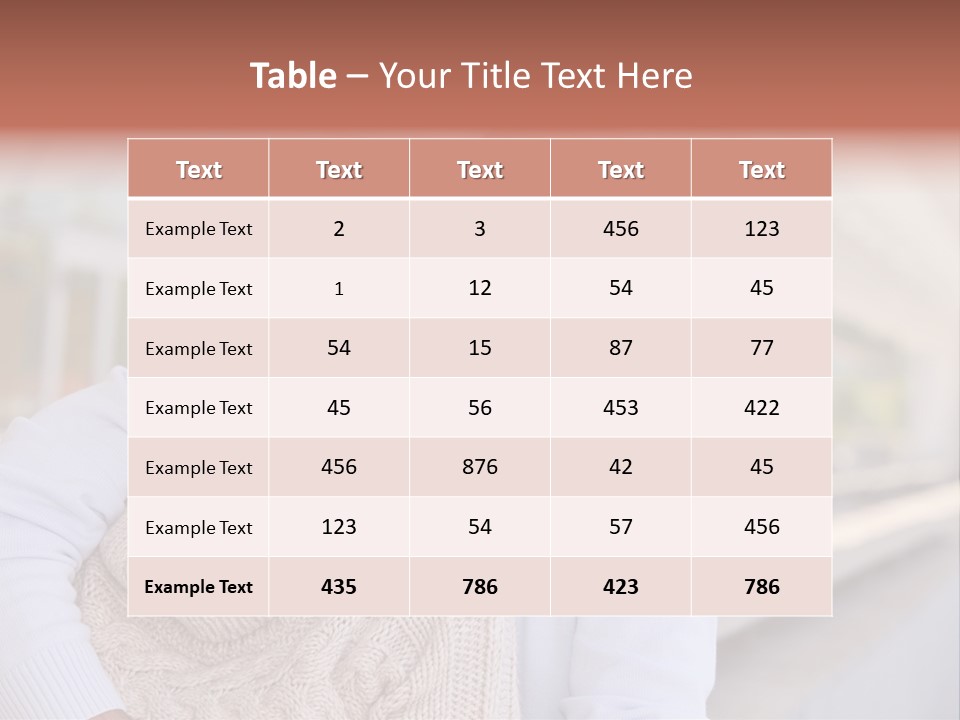 Joyful Togetherness Caucasian PowerPoint Template