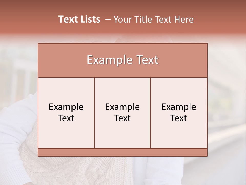 Joyful Togetherness Caucasian PowerPoint Template