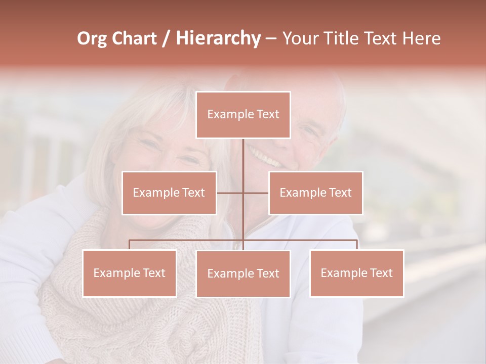 Joyful Togetherness Caucasian PowerPoint Template