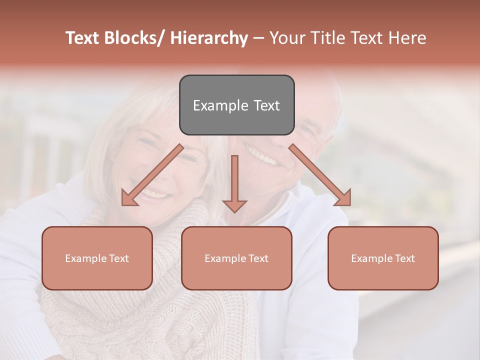 Joyful Togetherness Caucasian PowerPoint Template