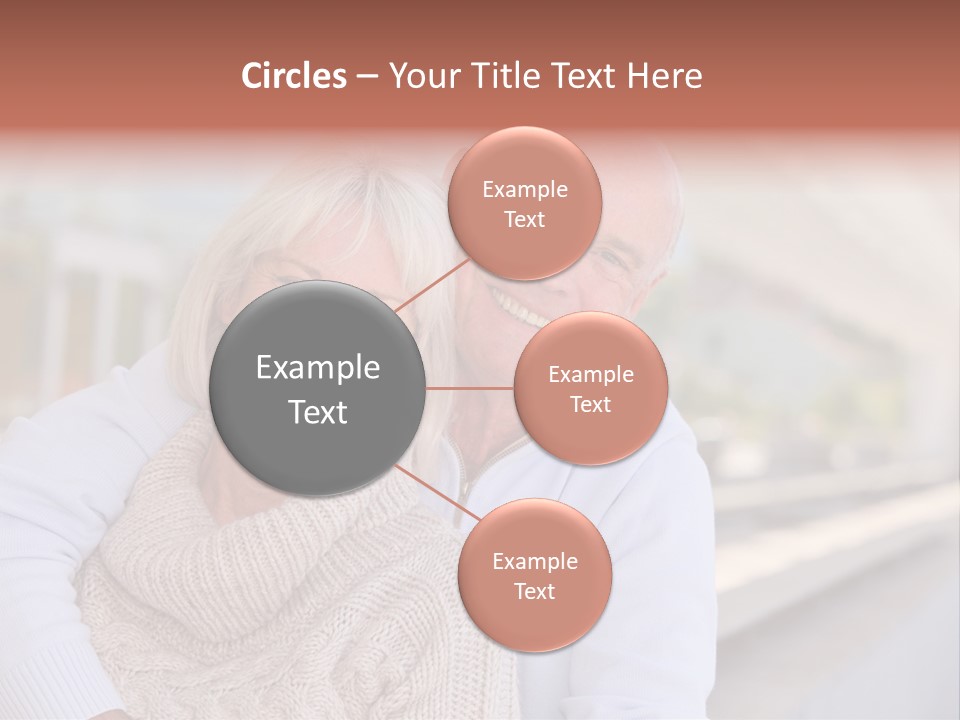 Joyful Togetherness Caucasian PowerPoint Template