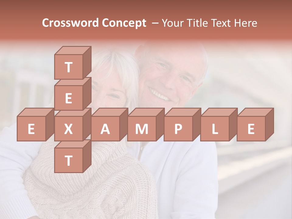 Joyful Togetherness Caucasian PowerPoint Template