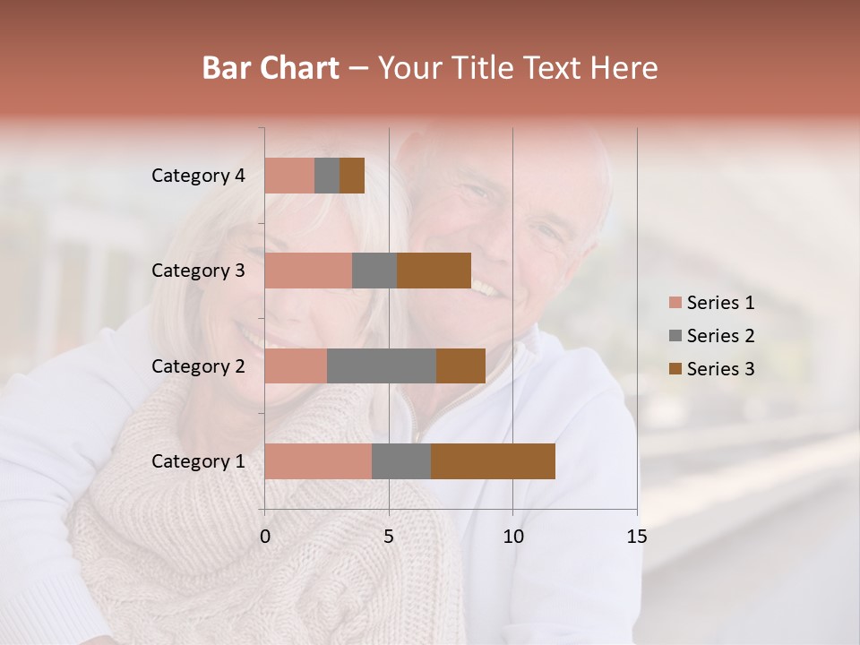 Joyful Togetherness Caucasian PowerPoint Template