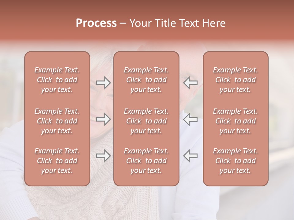 Joyful Togetherness Caucasian PowerPoint Template