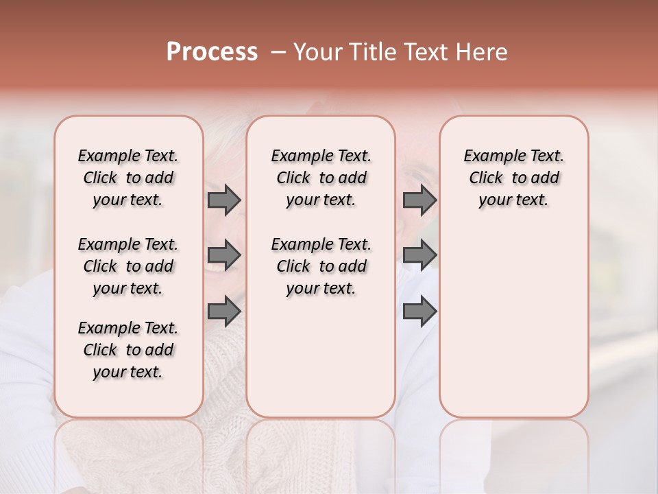 Joyful Togetherness Caucasian PowerPoint Template