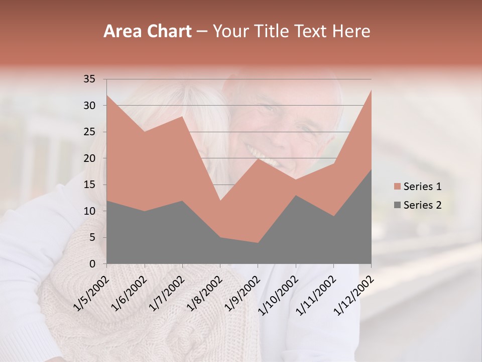 Joyful Togetherness Caucasian PowerPoint Template