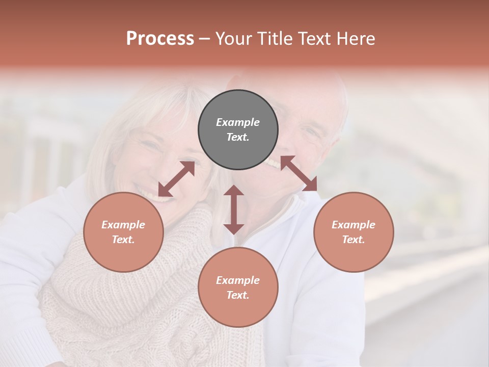 Joyful Togetherness Caucasian PowerPoint Template