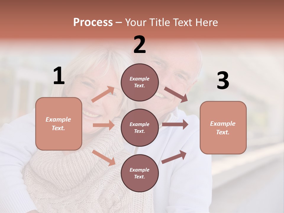 Joyful Togetherness Caucasian PowerPoint Template