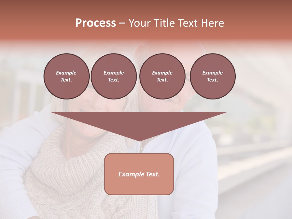 Joyful Togetherness Caucasian PowerPoint Template