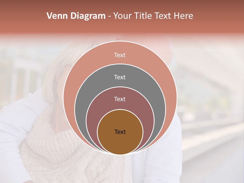 Joyful Togetherness Caucasian PowerPoint Template