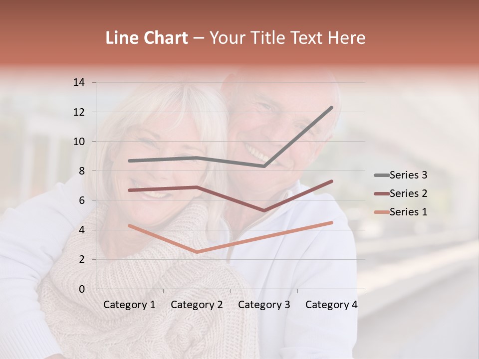 Joyful Togetherness Caucasian PowerPoint Template