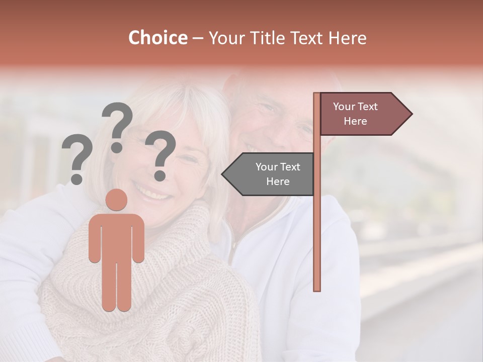 Joyful Togetherness Caucasian PowerPoint Template