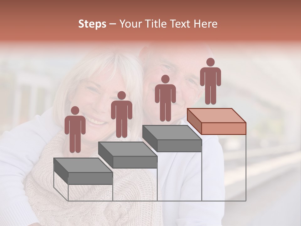 Joyful Togetherness Caucasian PowerPoint Template