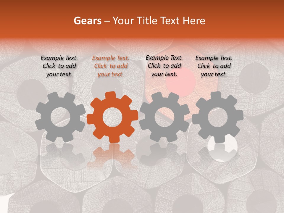 Equipment Red Color PowerPoint Template