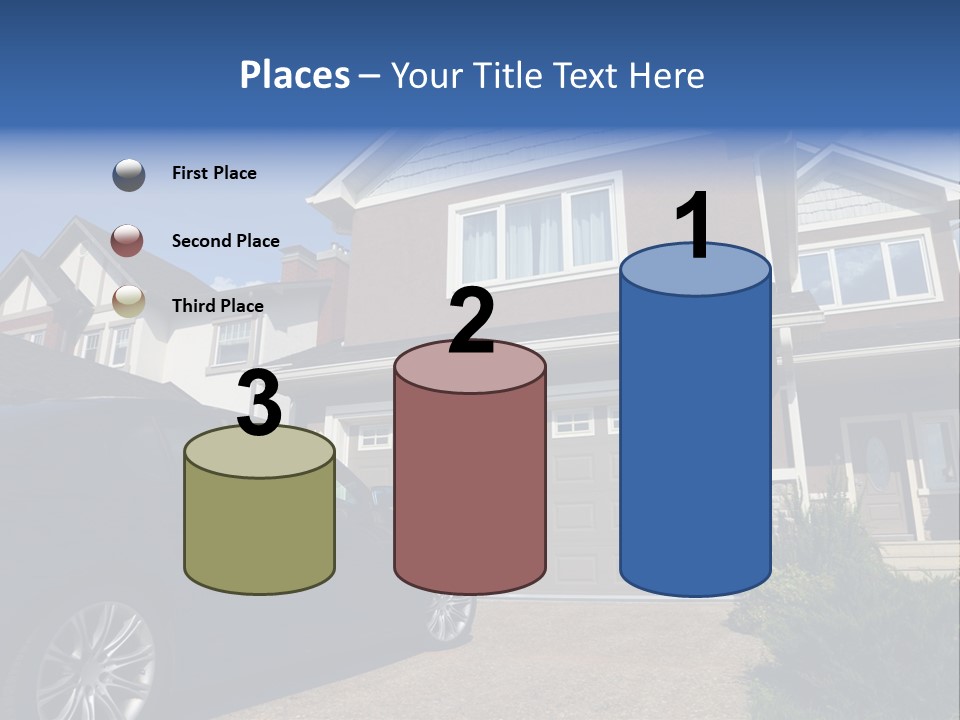 Roof Beautiful Garden PowerPoint Template