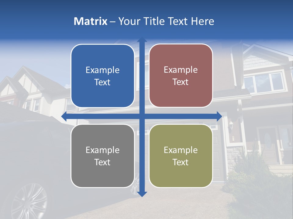 Roof Beautiful Garden PowerPoint Template