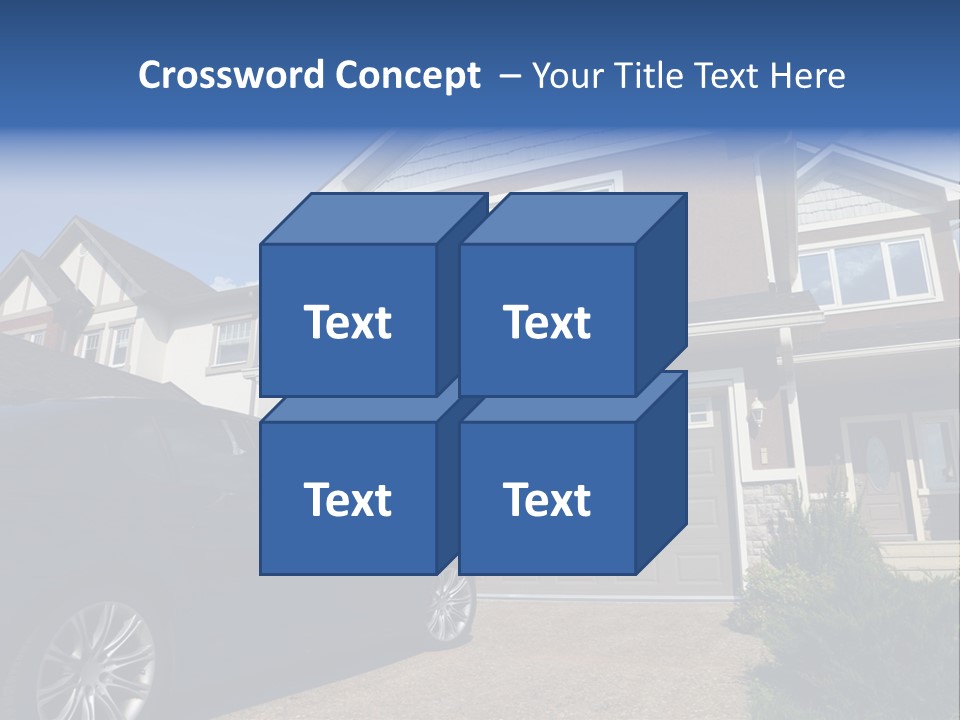 Roof Beautiful Garden PowerPoint Template