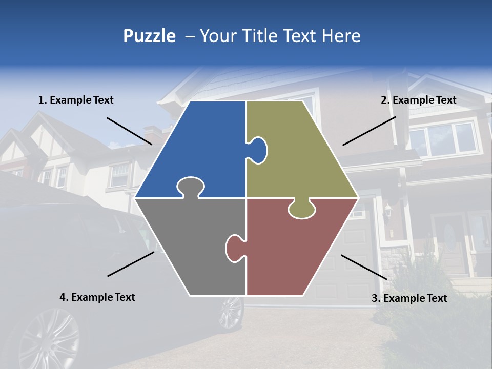 Roof Beautiful Garden PowerPoint Template