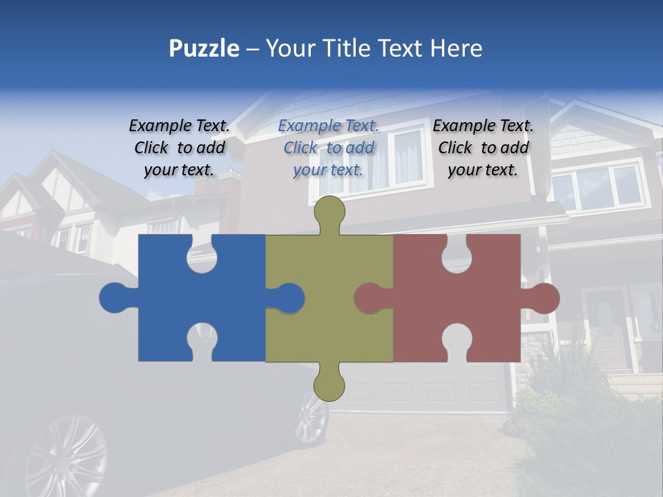 Roof Beautiful Garden PowerPoint Template