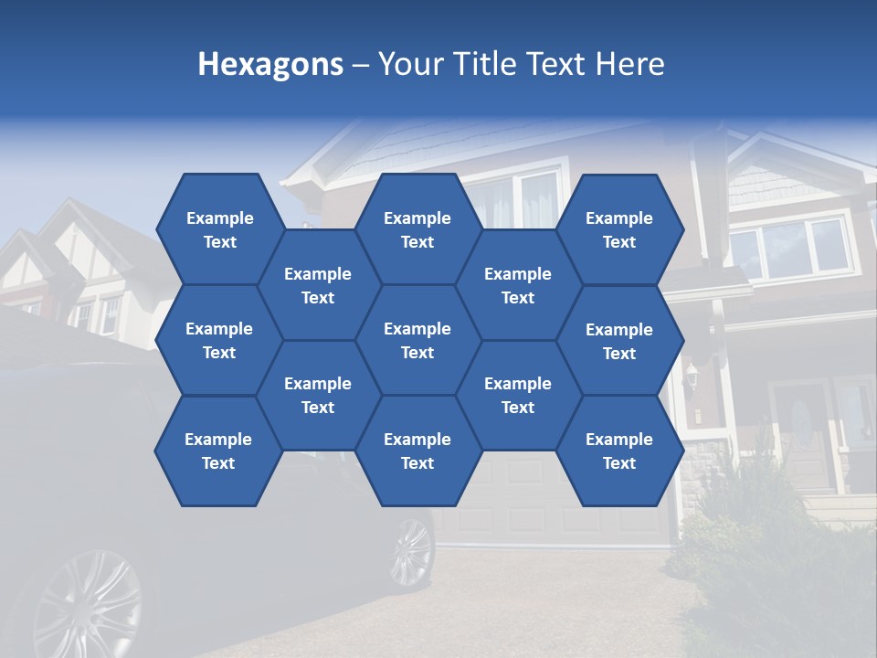 Roof Beautiful Garden PowerPoint Template