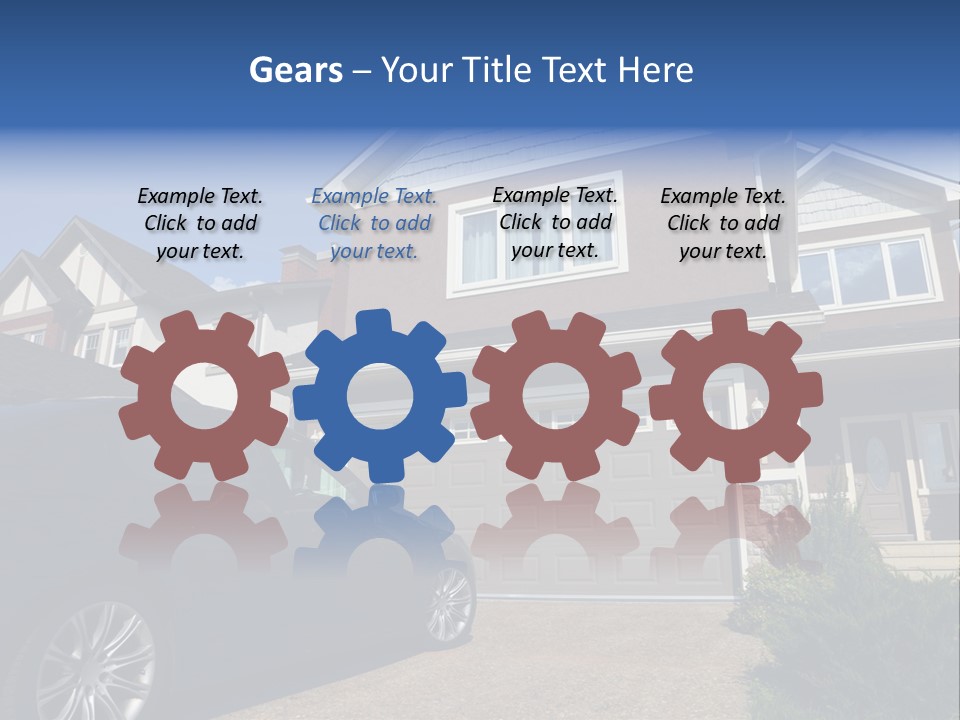 Roof Beautiful Garden PowerPoint Template