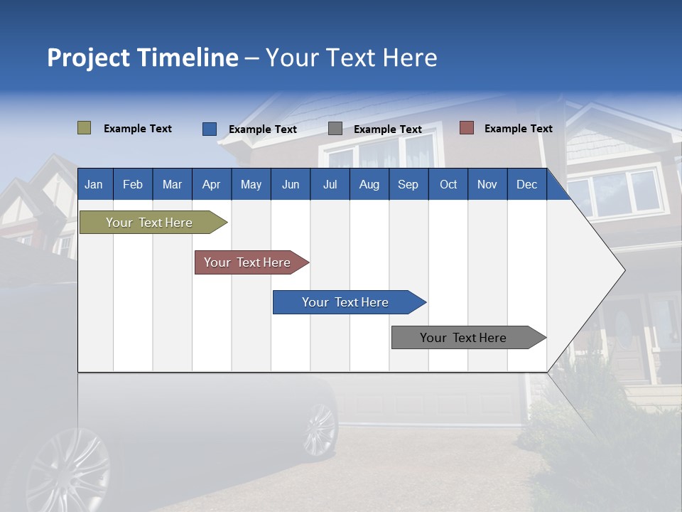Roof Beautiful Garden PowerPoint Template