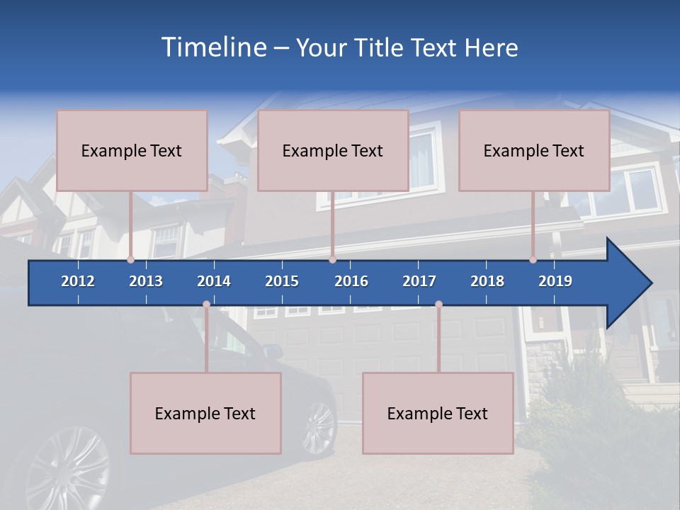Roof Beautiful Garden PowerPoint Template
