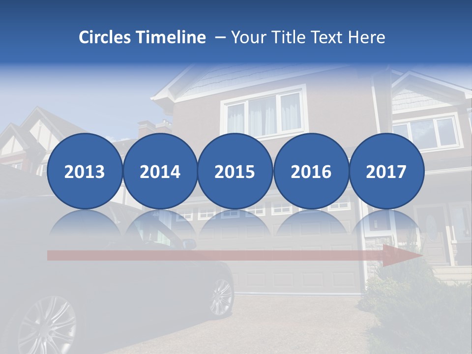 Roof Beautiful Garden PowerPoint Template